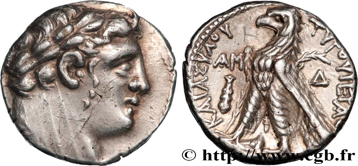 PHOENICIA - TYRE Didrachme ou demi-shekel AU