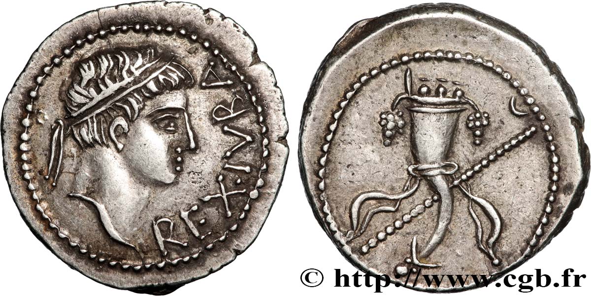 MAURETANIA - MAURETANIAN KINGDOM - JUBA II Denier MS