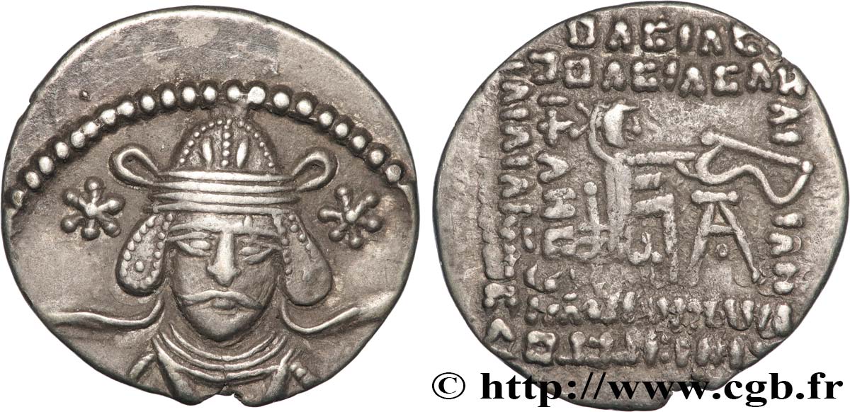 PARTIA - REINO DE PARTIA - VONONOS II Drachme MBC+