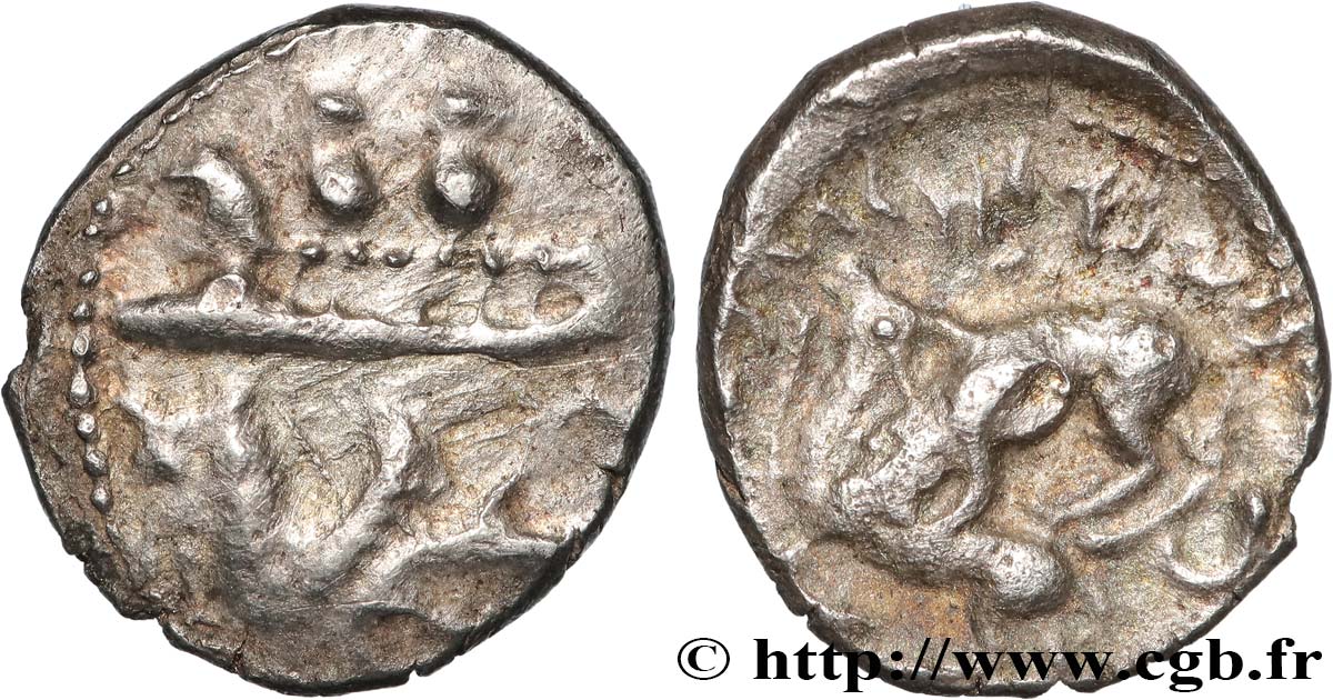 PHÉNICIE - BYBLOS  Seizième de shekel TB+