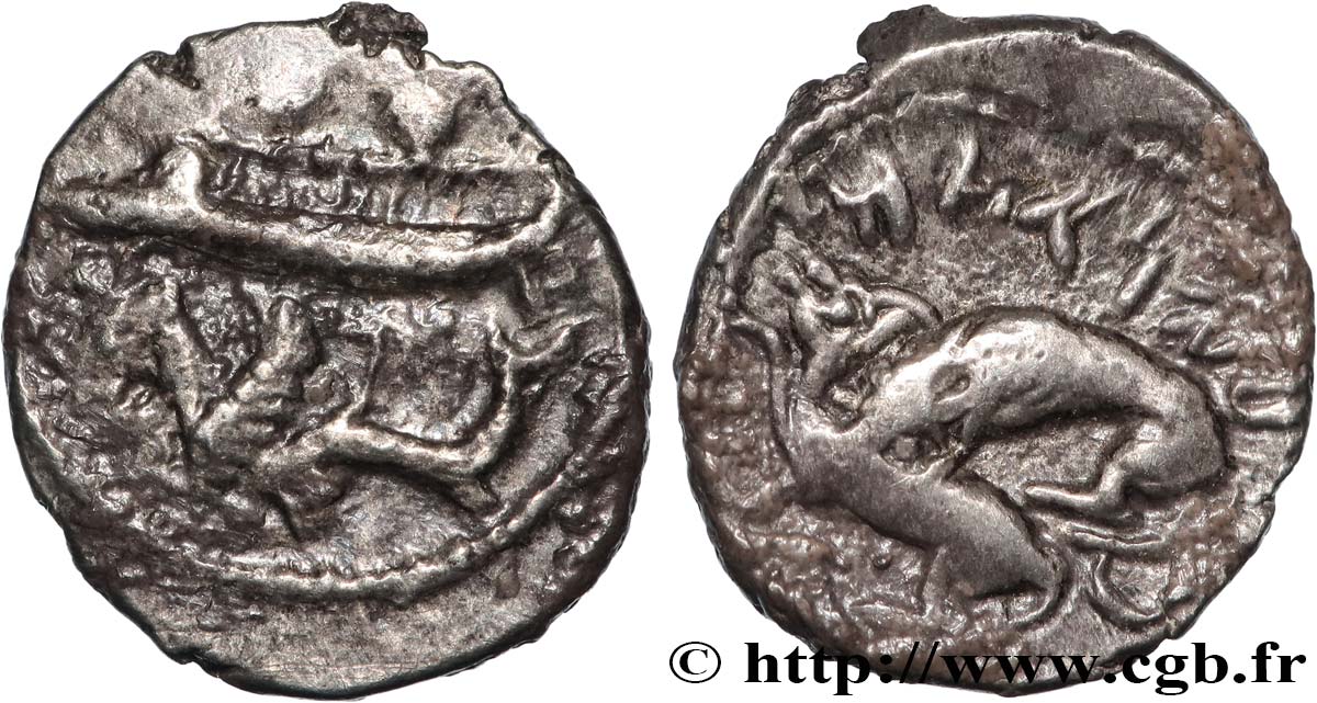 PHÉNICIE - BYBLOS  Seizième de shekel TB+/TTB