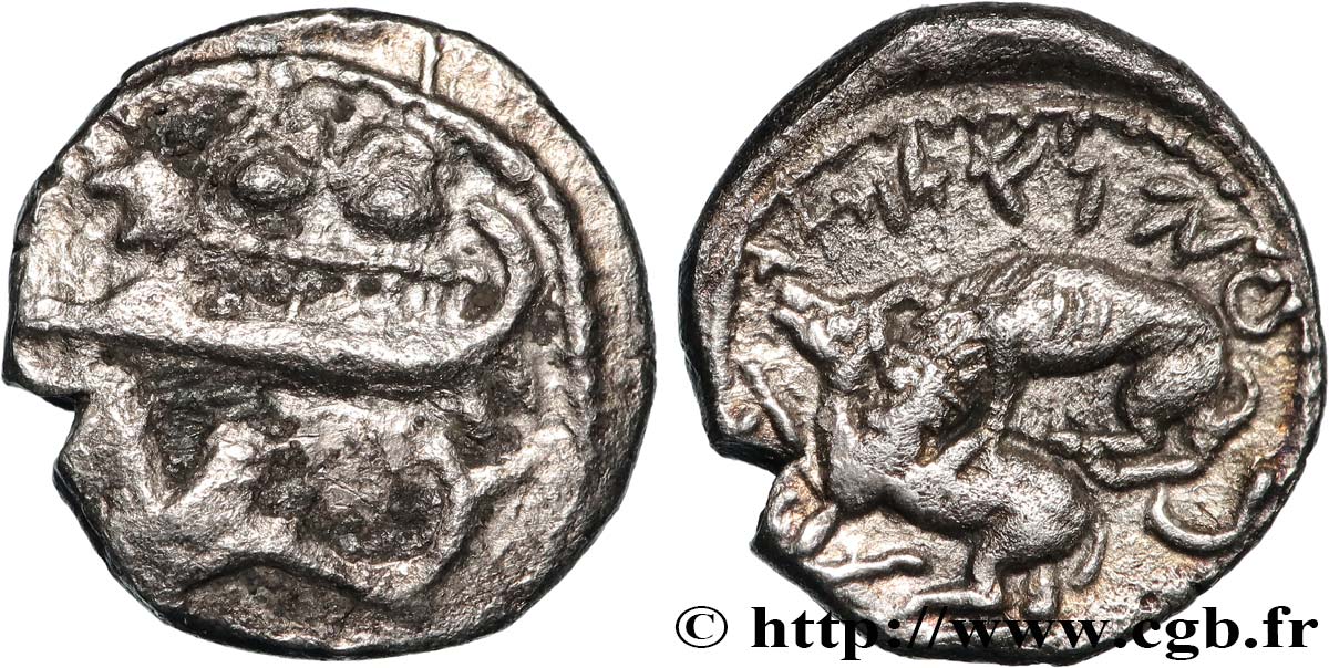 PHÉNICIE - BYBLOS  Seizième de shekel TTB