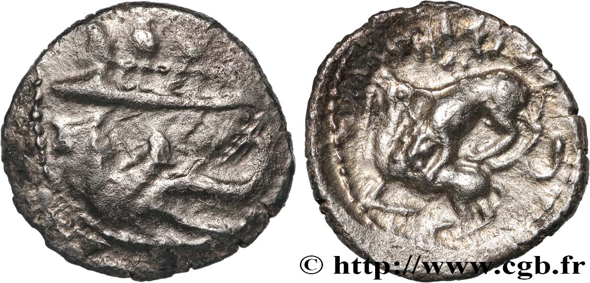 PHÉNICIE - BYBLOS  Seizième de shekel TTB