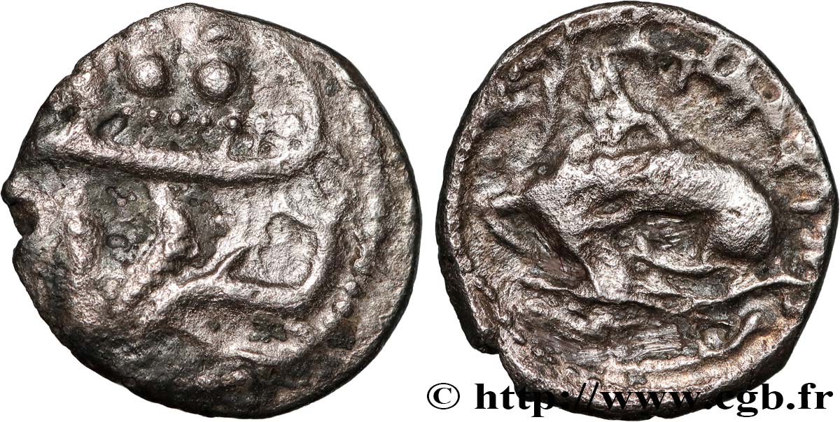 PHÉNICIE - BYBLOS  Seizième de shekel TTB