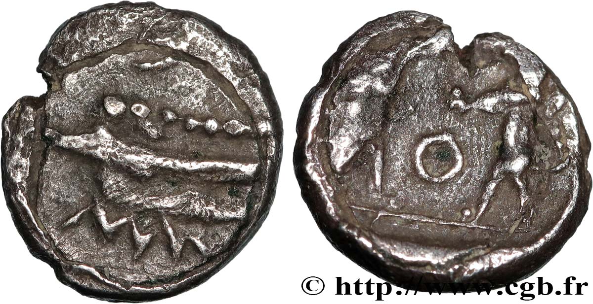 PHÉNICIE - SIDON Seizième de shekel TTB