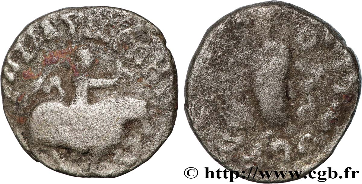 SCYTHIA - INDO-SCYTHIAN KINGDOM - AZES Drachme bilingue VF