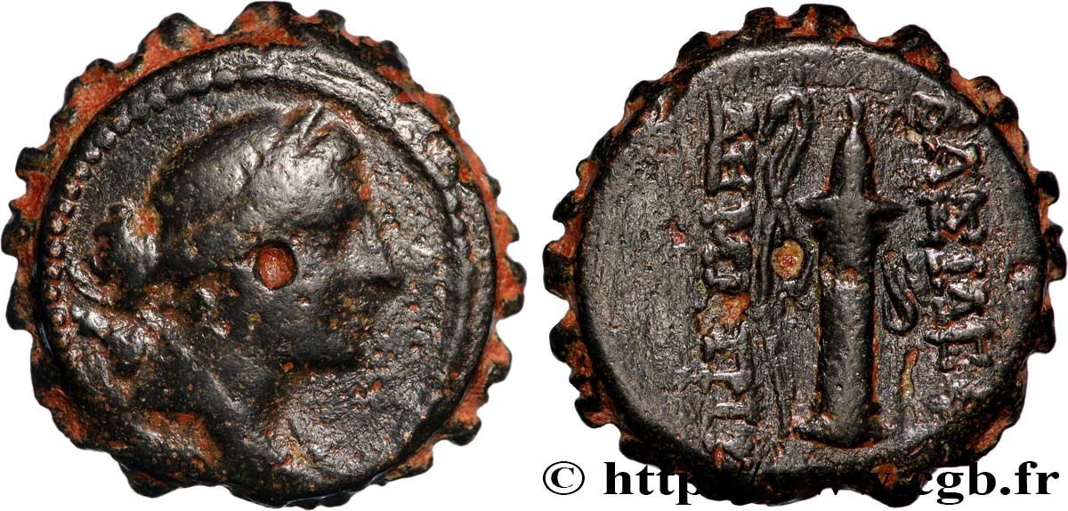 SYRIA - SELEUCID KINGDOM - DEMETRIOS I SOTER Dichalque XF