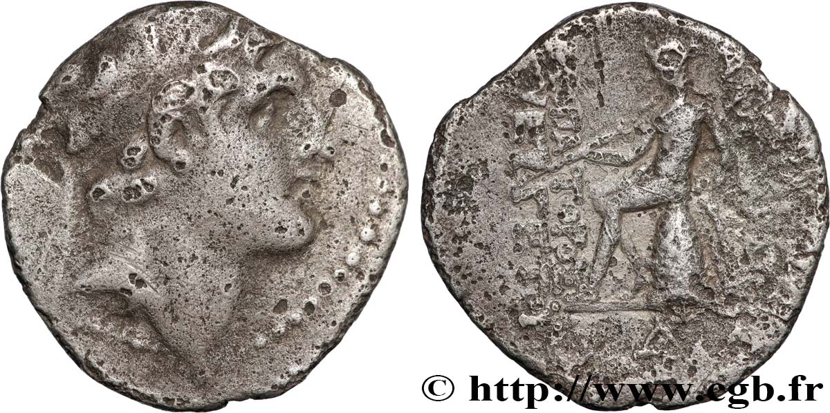 SYRIA - SELEUKID KINGDOM - ALEXANDER I BALAS Drachme VF