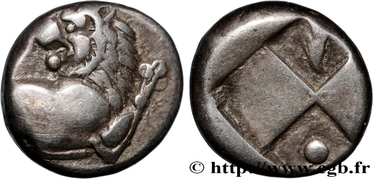 THRACIA - THRACIAN CHERSONESE - CHERRONESOS Hemidrachme ou tetrobole AU