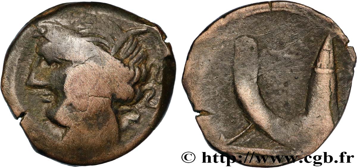 ZEUGITANIA - CARTHAGE Shekel XF