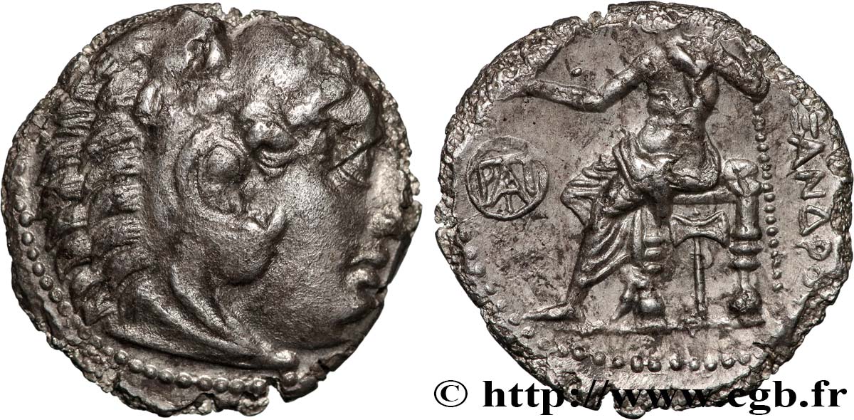 MACEDONIA - MACEDONIAN KINGDOM - DEMETRIOS POLIORKETES Drachme AU