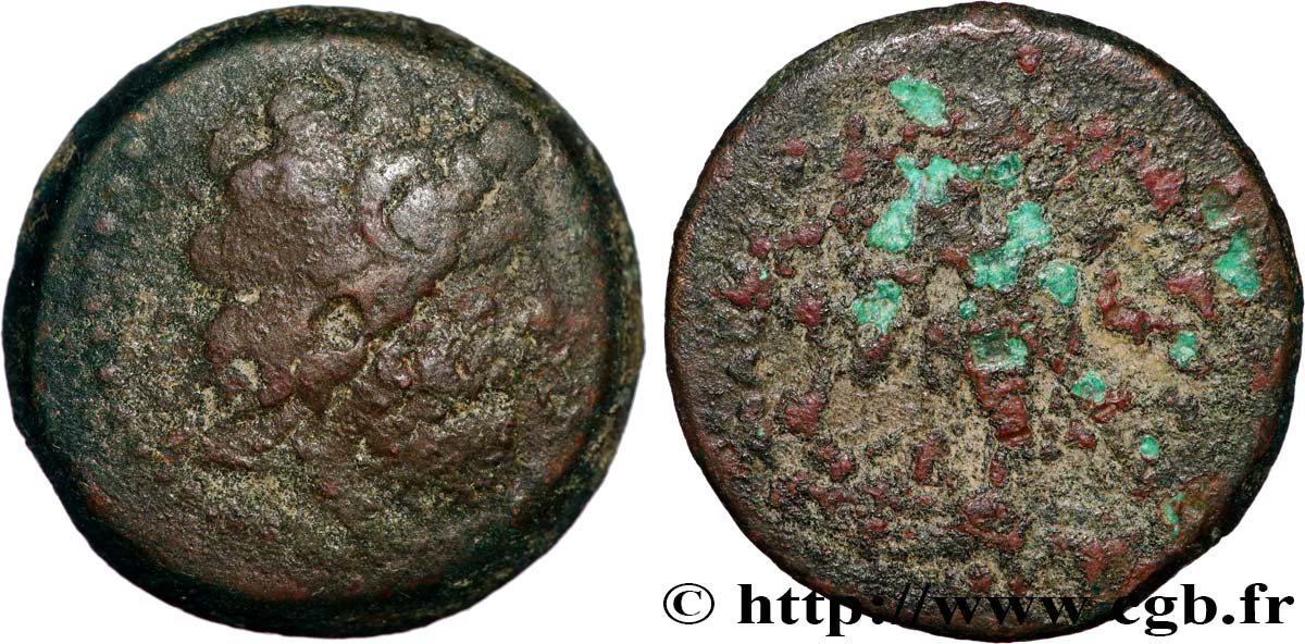 EGYPT - LAGID OR PTOLEMAIC KINGDOM - PTOLEMY III EUERGETES Hemiobole VF