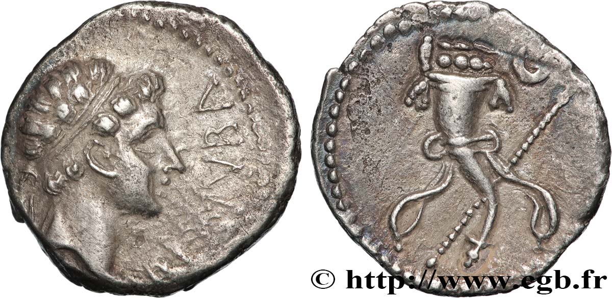 MAURETANIA - MAURETANIAN KINGDOM - JUBA II Denier XF/AU