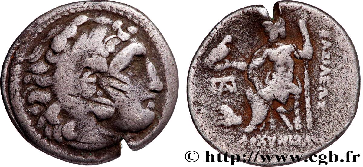 THRACIA - THRACIAN KINGDOM - LYSIMACHOS Drachme XF/VF