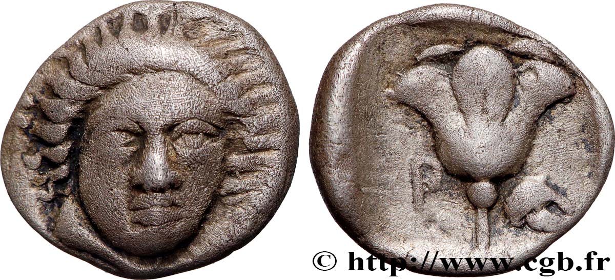 CARIA - CARIAN ISLANDS - RHODOS Hemidrachme XF