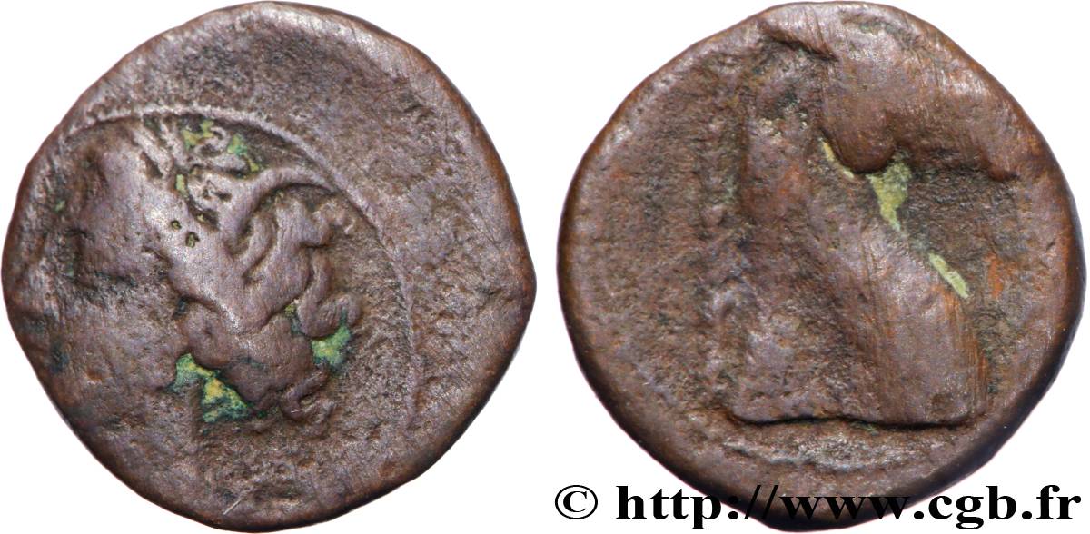 ZEUGITANA - CARTHAGE Shekel VF