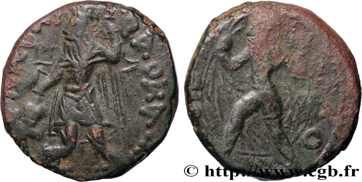 KUSHAN - KUSHAN KINGDOM - KANISHKA Tétradrachme VF