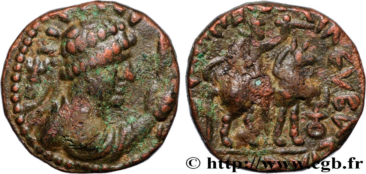 INDO-PARTHIA - INDO-PARTHIAN KINGDOM - UNKNOWN KING Tétradrachme XF