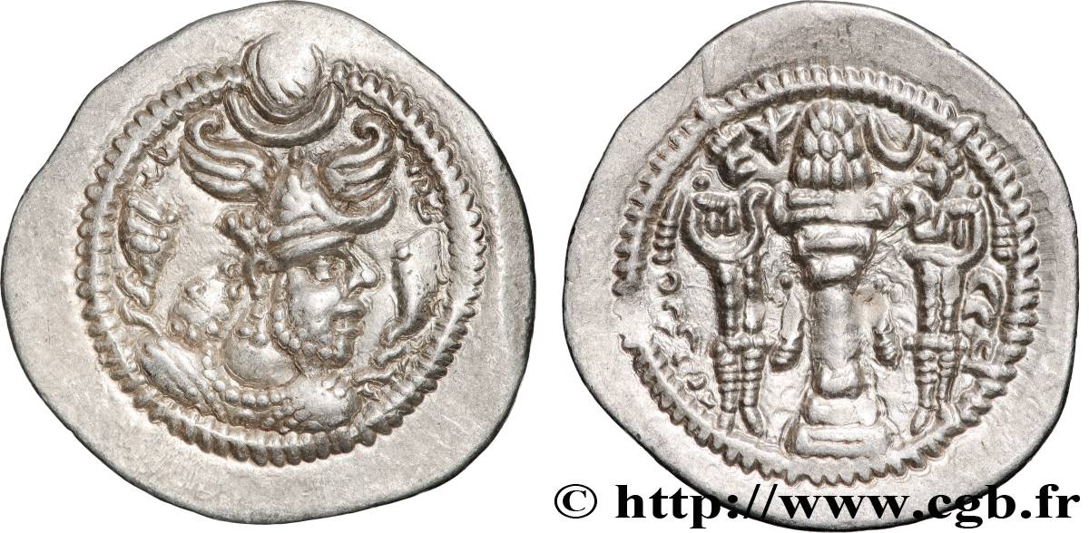 SASANIAN - SASANIAN KINGDOM - PEROZ I Drachme AU