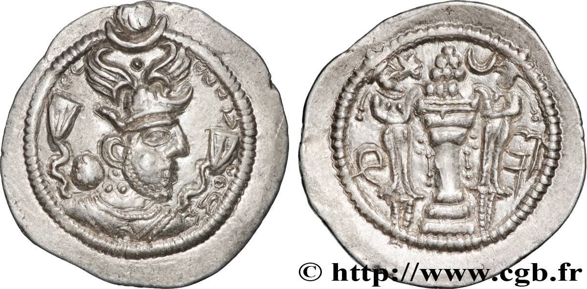 SASSANIAN - SASSANIAN KINGDOM - PEROZ I Drachme AU