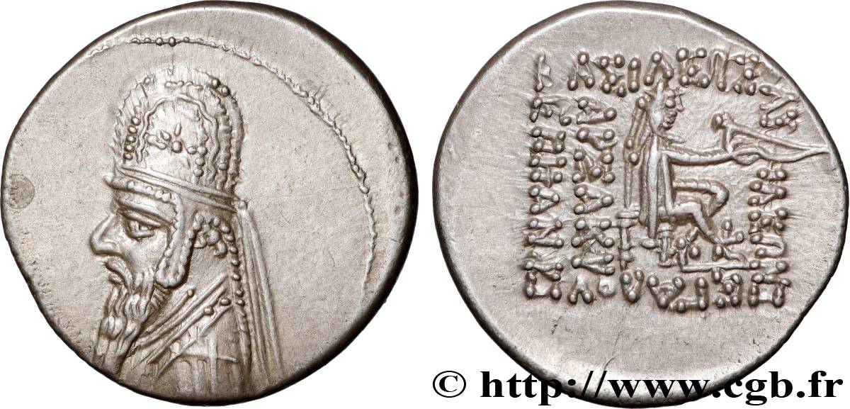 PARTHIAN KINGDOM - MITHRADATES II Drachme MS