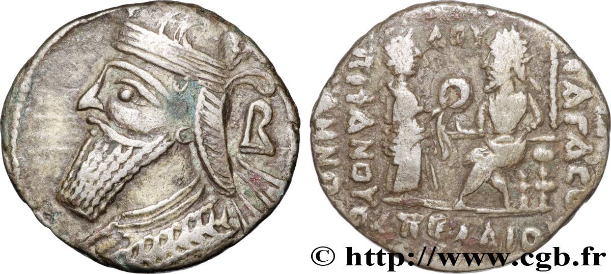 PARTHIAN KINGDOM - VOLOGESE IV Tétradrachme XF