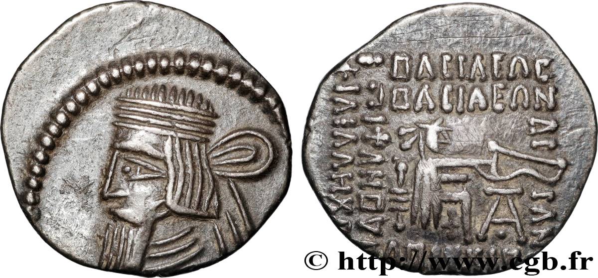 PARTHIA - PARTHIAN KINGDOM - VOLOGASES III Drachme AU