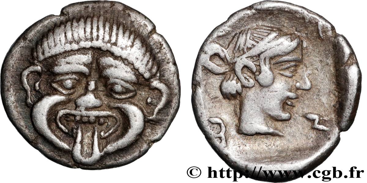 MACEDONIA - NEAPOLIS Hemidrachme AU