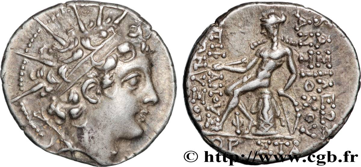 SYRIA - SELEUKID KINGDOM - ANTIOCHOS VI DIONYSOS Drachme AU