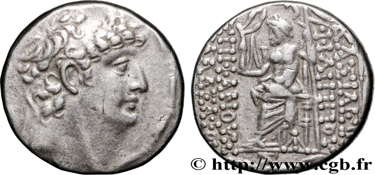 SYRIA - SELEUKID KINGDOM - PHILIP PHILADELPHUS Tétradrachme AU