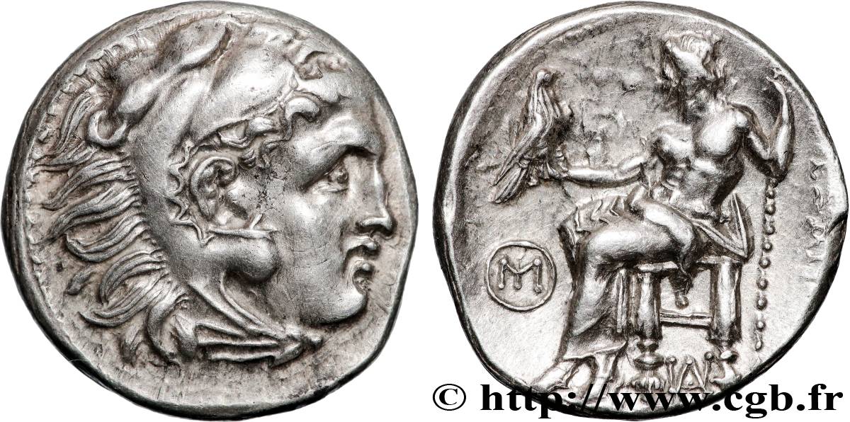 MACEDONIA - MACEDONIAN KINGDOM - ANTIGONOS MONOPHTALMOS Drachme MS/AU