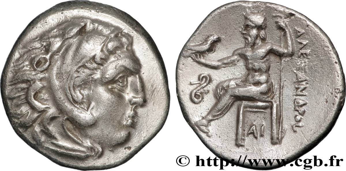 MACEDONIA - KINGDOM OF MACEDONIA - PHILIPP III ARRHIDAEUS Drachme AU