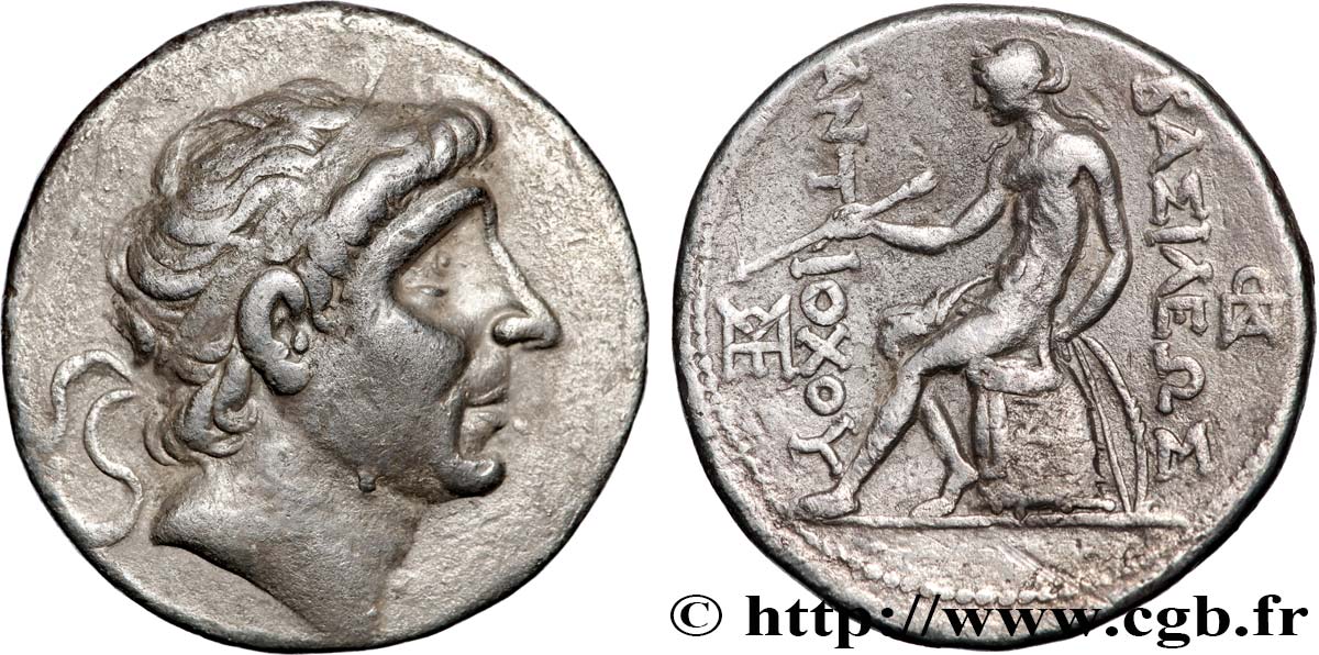 SYRIA - SELEUKID KINGDOM - ANTIOCHUS I SOTER Tétradrachme AU/XF