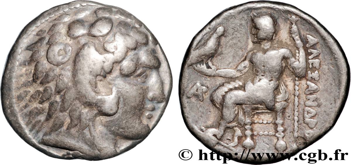 MACEDONIA - MACEDONIAN KINGDOM - ALEXANDER III THE GREAT Tétradrachme AU/XF