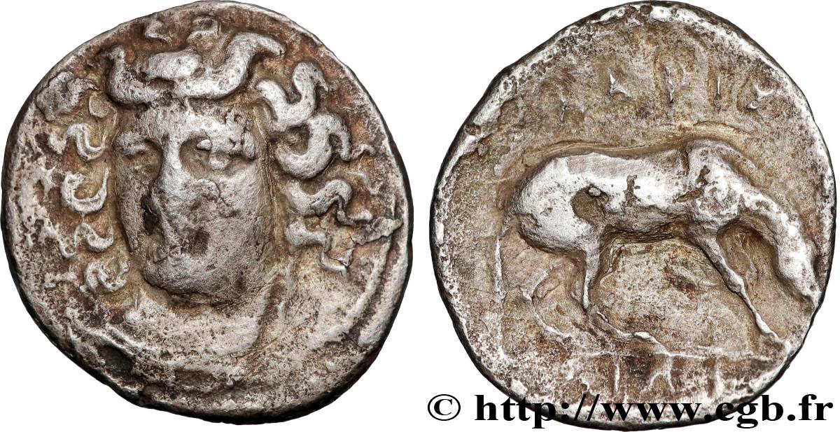 THESSALY - LARISSA Hemidrachme XF