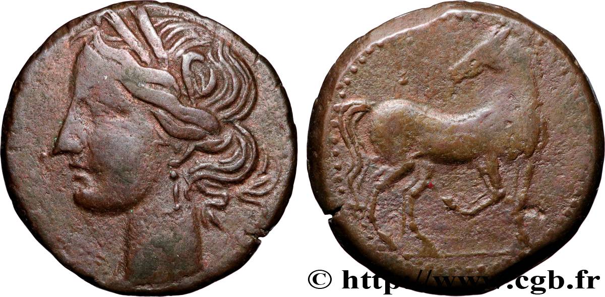 ZEUGITANIA - CARTHAGE Trihemishekel XF