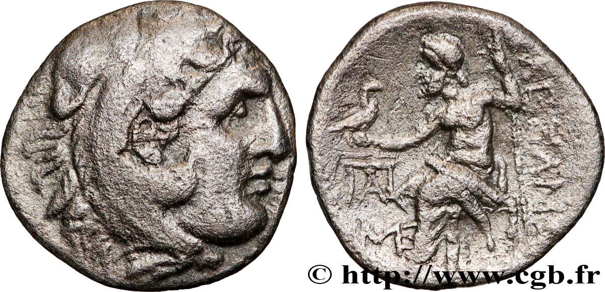 MACEDONIA - REINO DE MACEDONIA - FELIPE III ARRIDAIOS Drachme MBC+/MBC