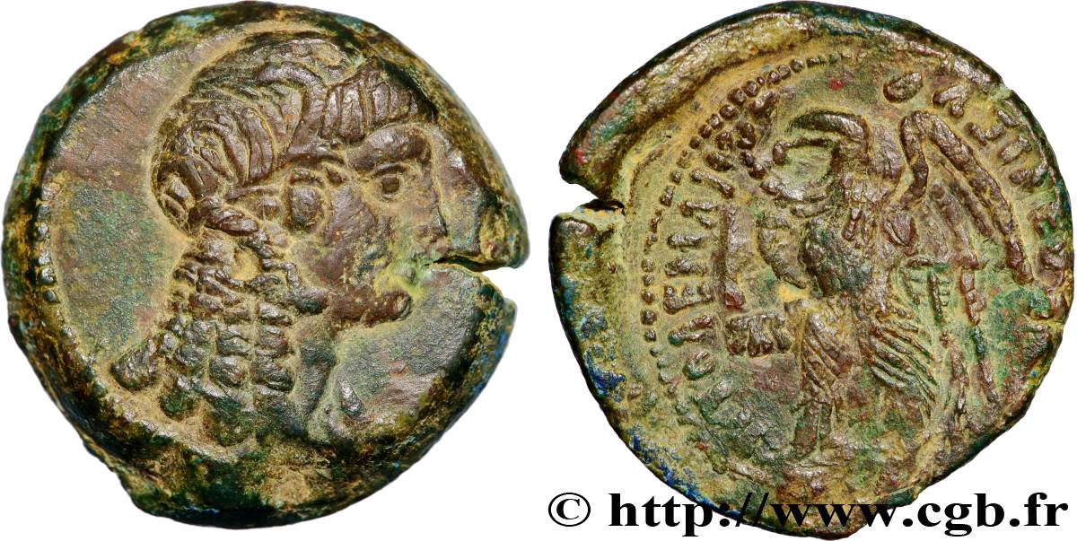 ÉGYPTE - ROYAUME LAGIDE - PTOLÉMÉE VI PHILOMÉTOR Dichalque TTB
