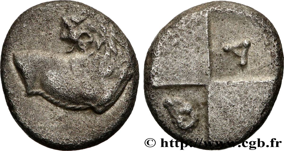 THRACE - CHERCHONÈSE DE THRACE - CHERRONESOS Hemidrachme ou tetrobole TTB