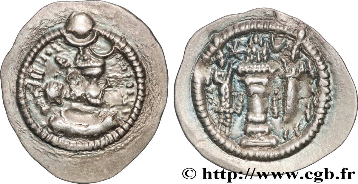 SASANIAN - SASANIAN KINGDOM - YAZDGERD II Drachme AU