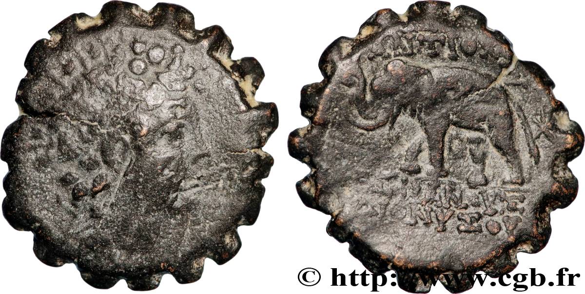 SYRIA - SELEUKID KINGDOM - ANTIOCHUS VI DIONYSUS Unité VF