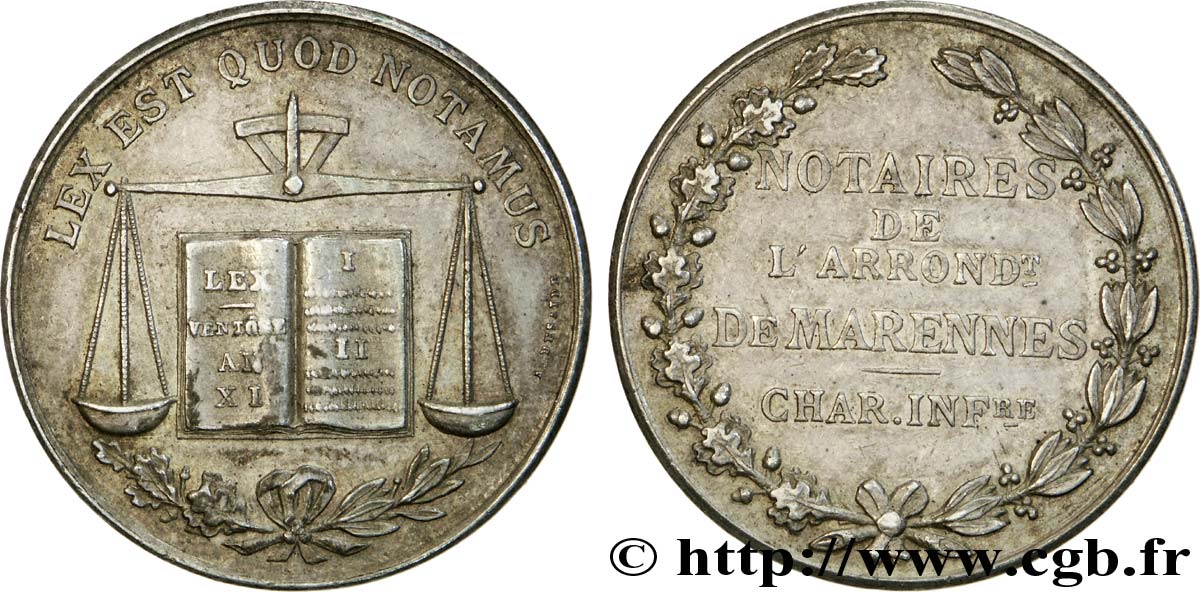 NOTAIRES DU XIXe SIECLE Notaires de Marennes SUP