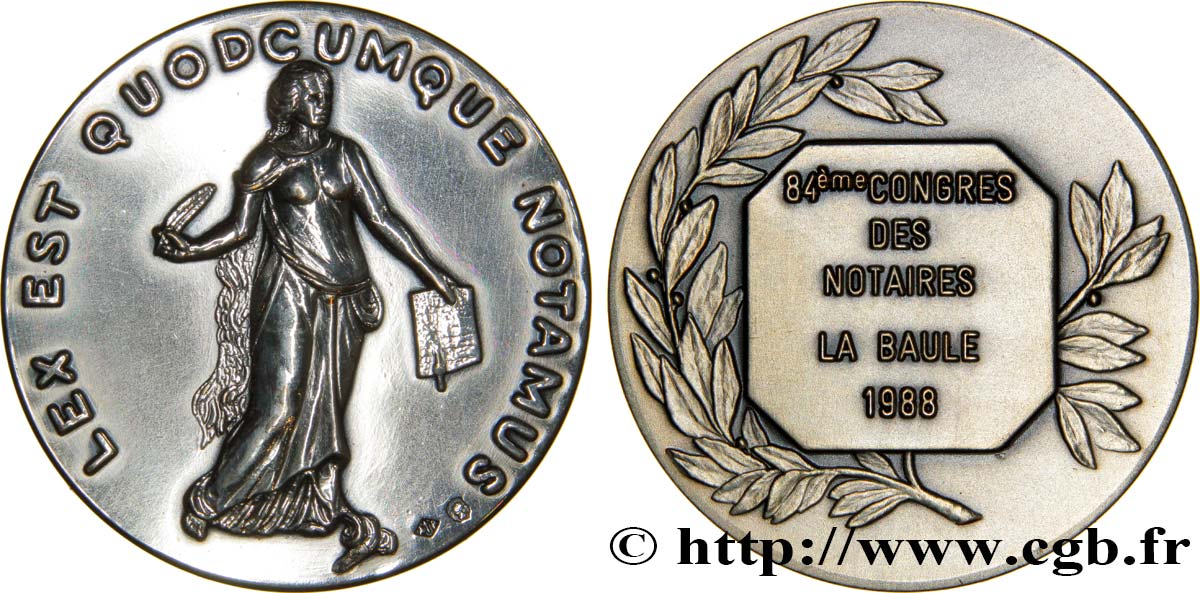 19TH CENTURY NOTARIES (SOLICITORS AND ATTORNEYS) Corps notarial (Congrès de La Baule) MS