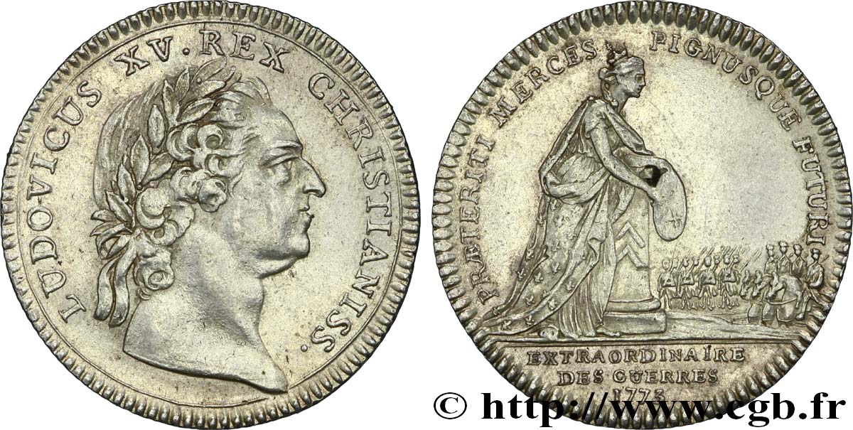 EXTRAORDINAIRE DES GUERRES Émission de 1773 TTB+