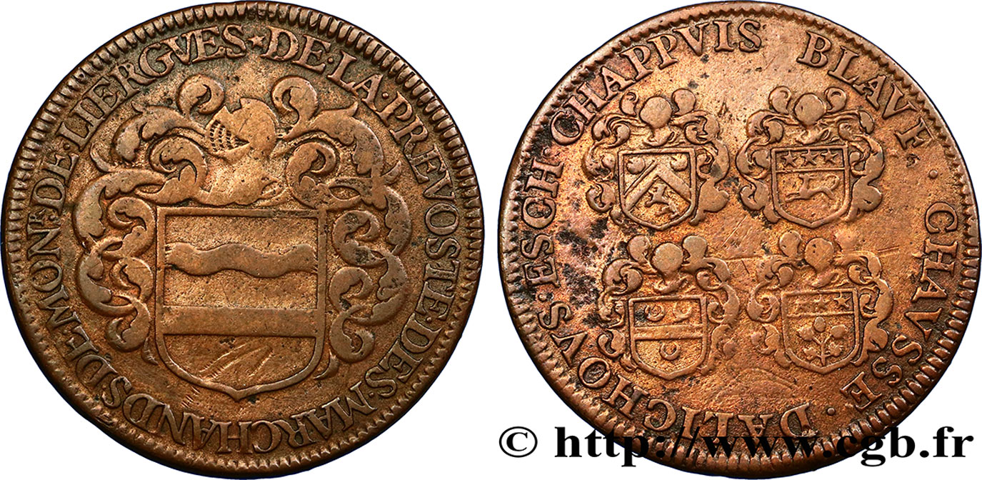 LYON ET DU LYONNAIS (OFFICIERS ET NOBLESSE DE...)  Prévoté de Monsieur de Liergues TTB