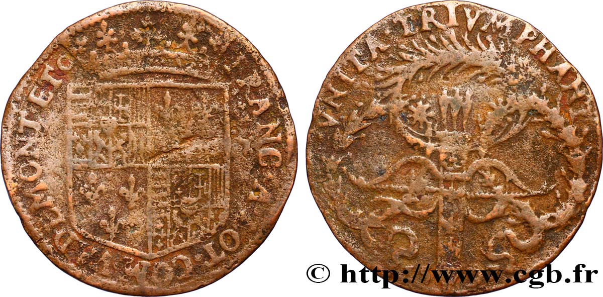 LORRAINE - NOBLESSE ET VILLES François II de Lorraine - Vaudémont TB+