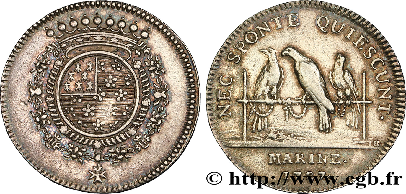 ÎLE DE FRANCE - VILLES et NOBLESSE Jean-Frédéric Phélypeaux de Maurepas TTB+