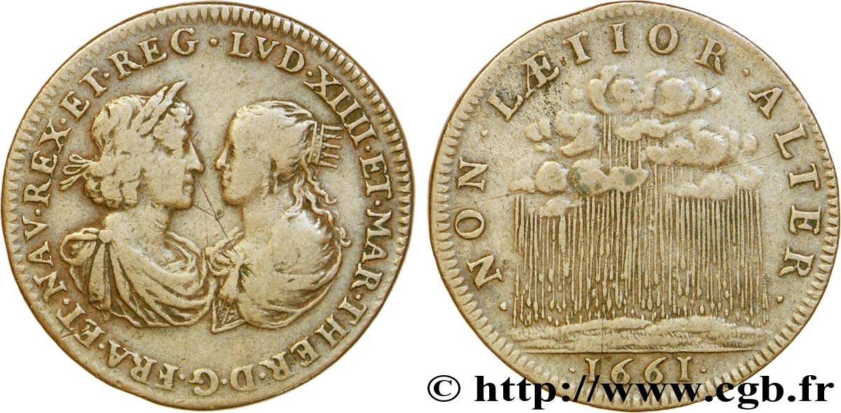 LOUIS XIV THE GREAT or THE SUN KING MARIAGE XF