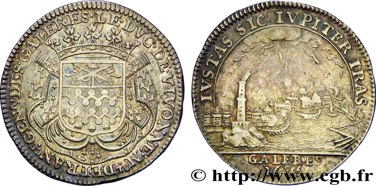 GALERES ROYALES Louis-Victor de Rochechouart de Mortemart, duc de Vivonne, général des galères q.SPL