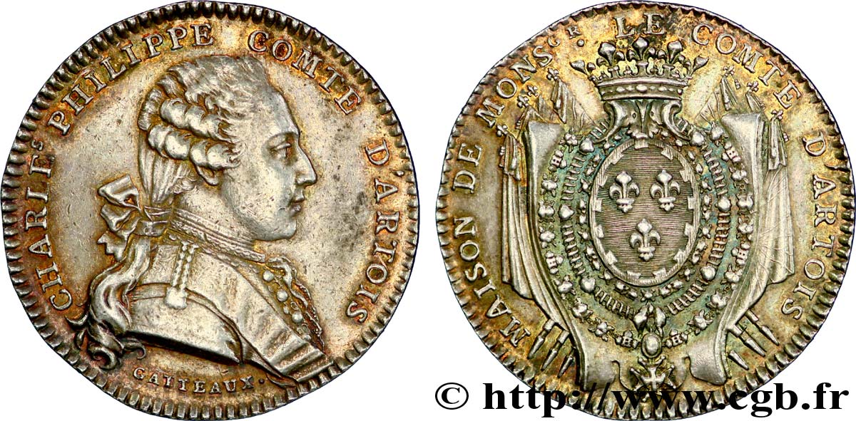 CHARLES X COMTE D’ARTOIS, frère de Louis XVI EBC